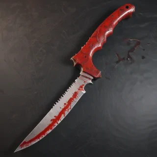 bloody knife aesthetic