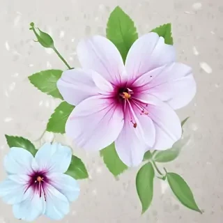 transparent flower background