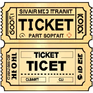 ticket clipart