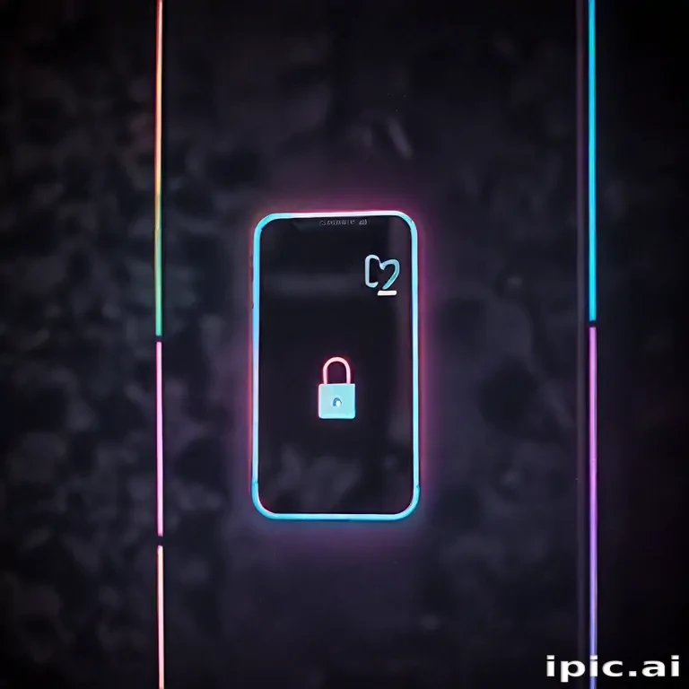 lock screen neon wallpaper iphone