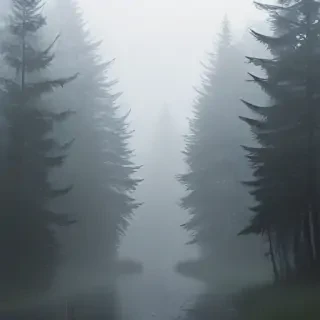 foggy background