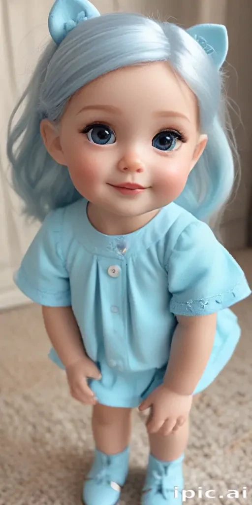 cute blue