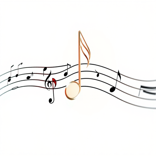 transparent music note