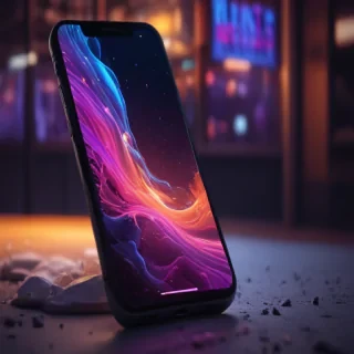 4k neon phone wallpaper