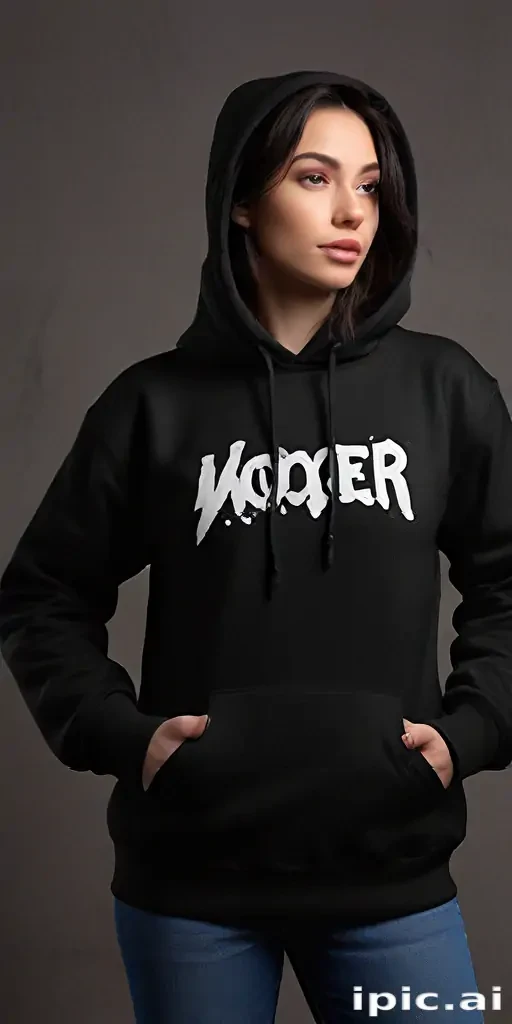 black hoodie mockup png