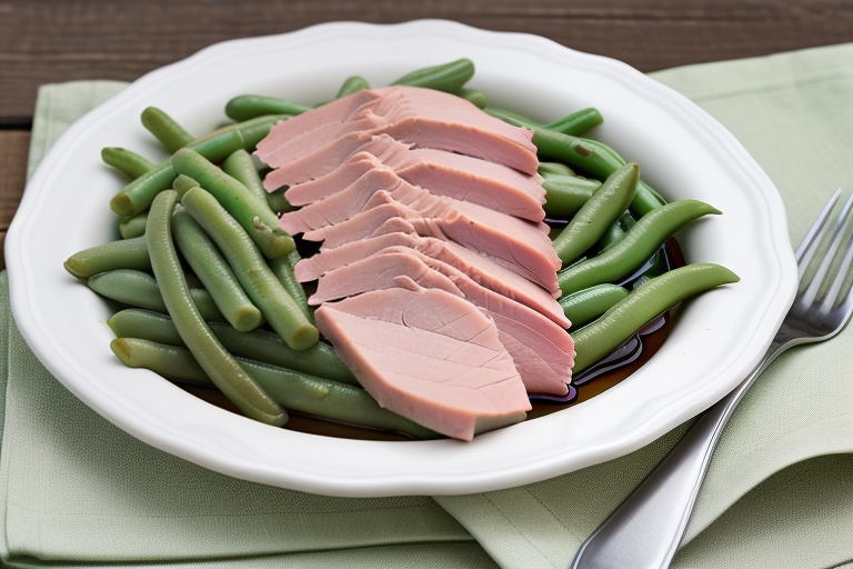 crockpot ham and green beans