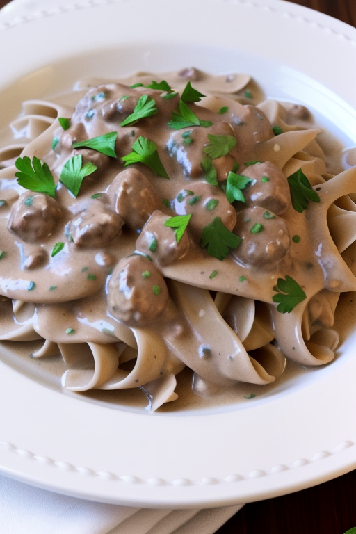 beef stroganoff recipe no mushrooms