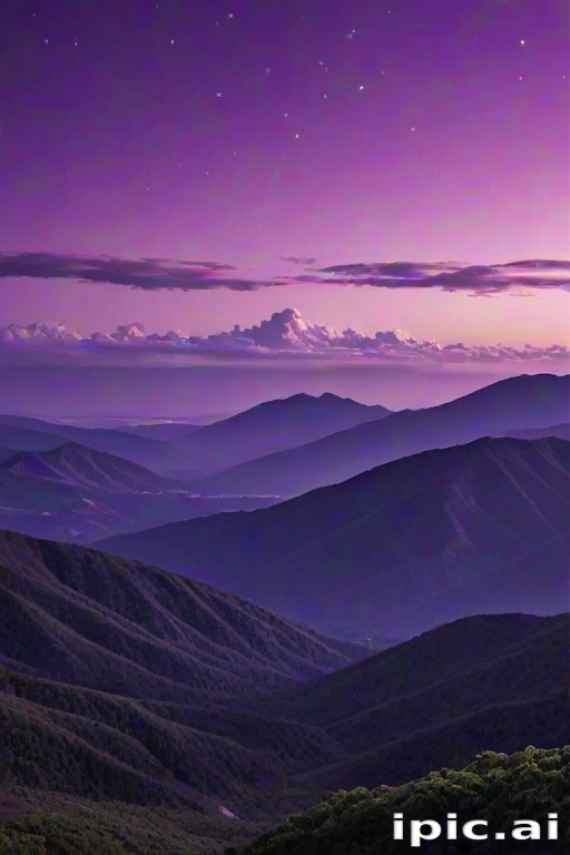purple sky wallpaper