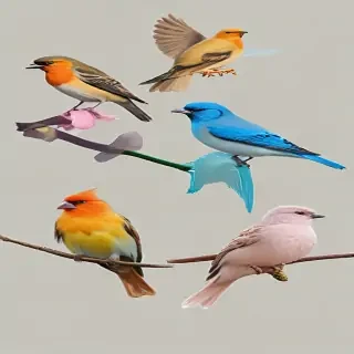 birds transparent