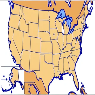 blank map of the united states