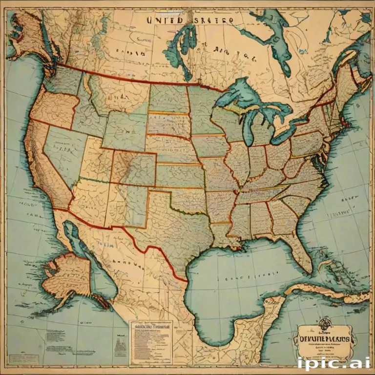 united states of america map