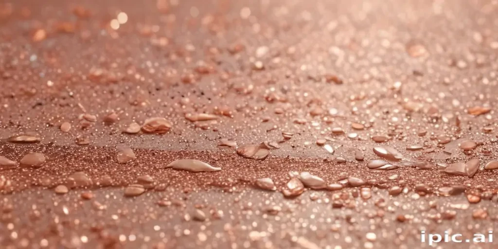 glitter rose gold background