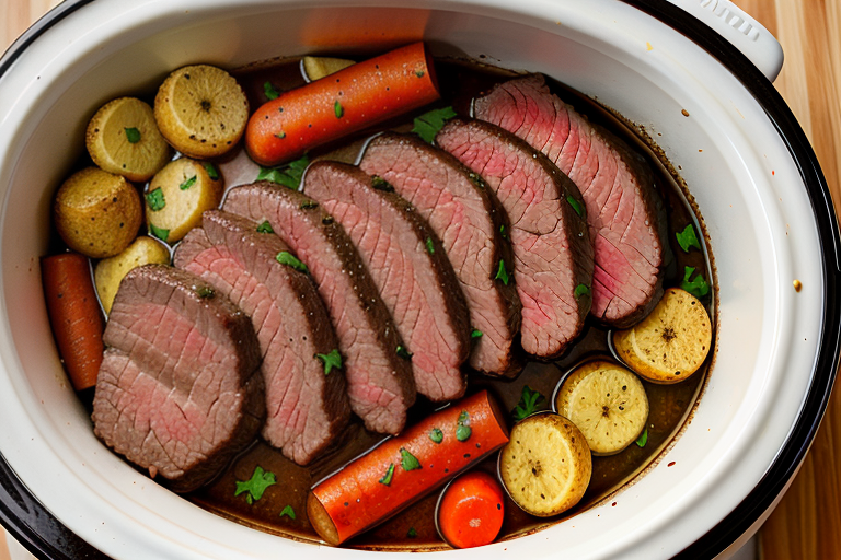 beef sirloin tip roast crock pot