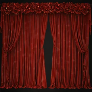 red curtain png