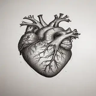 hand drawn heart