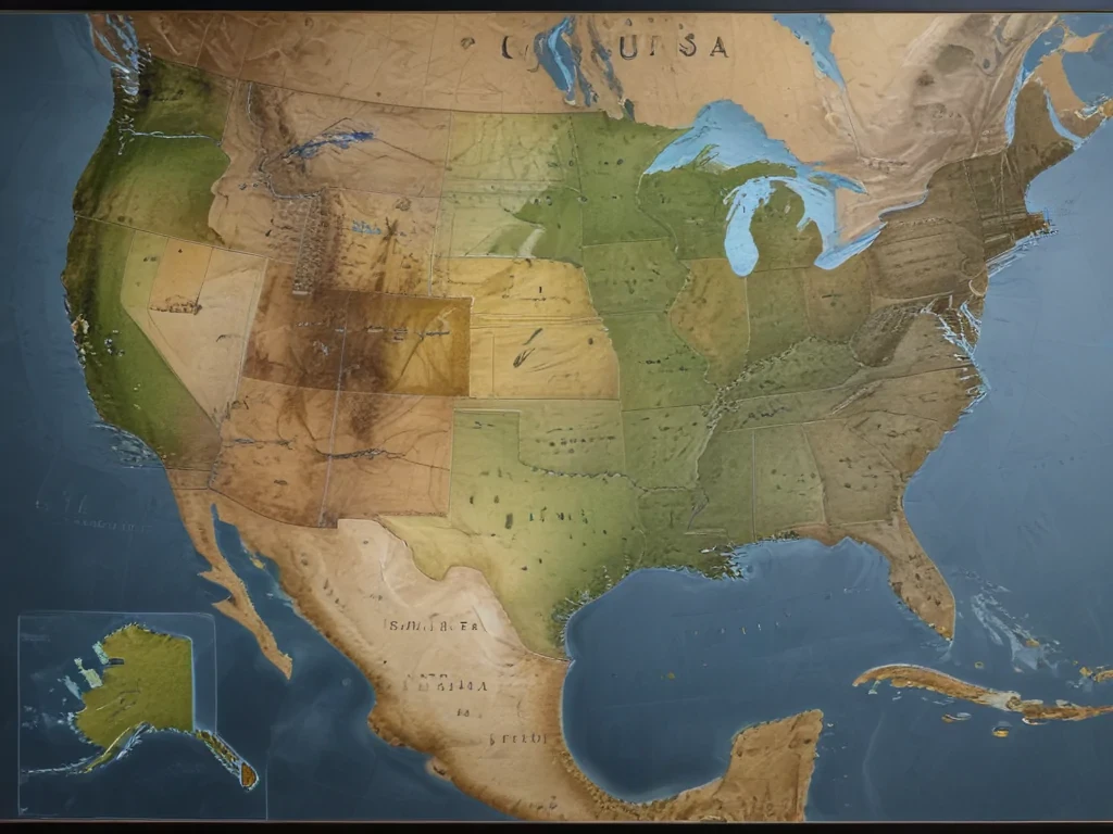 mapa usa