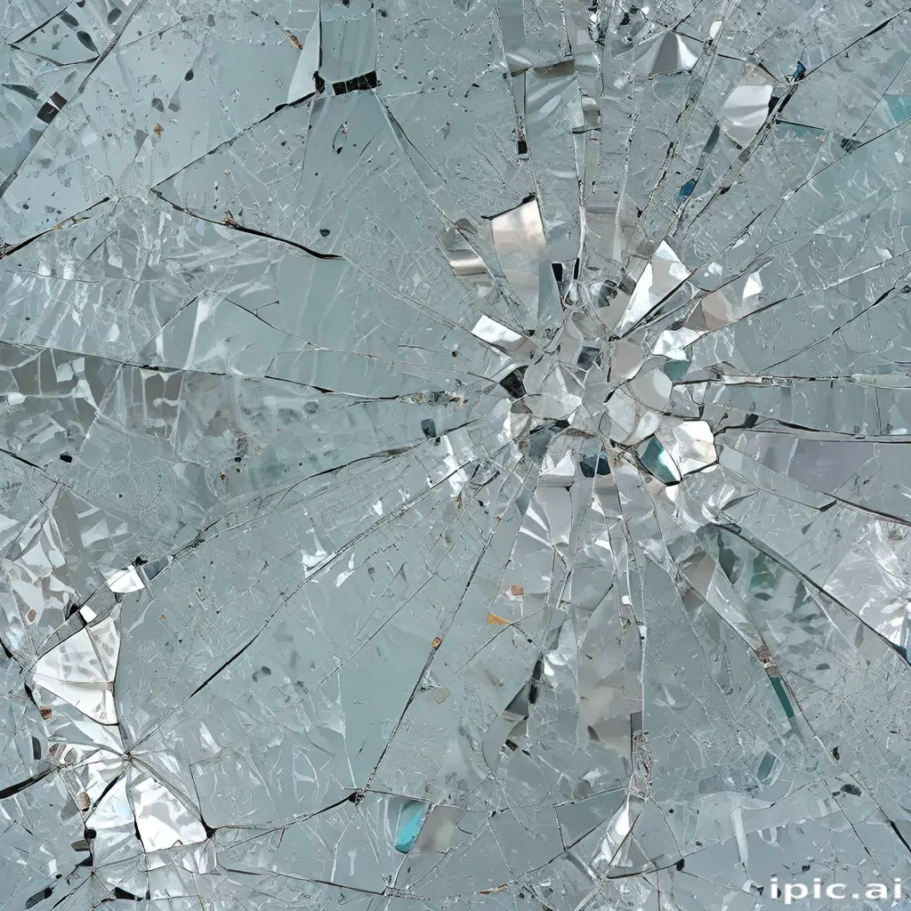 broken glass texture