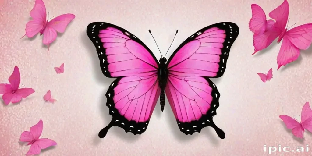 pink butterfly images