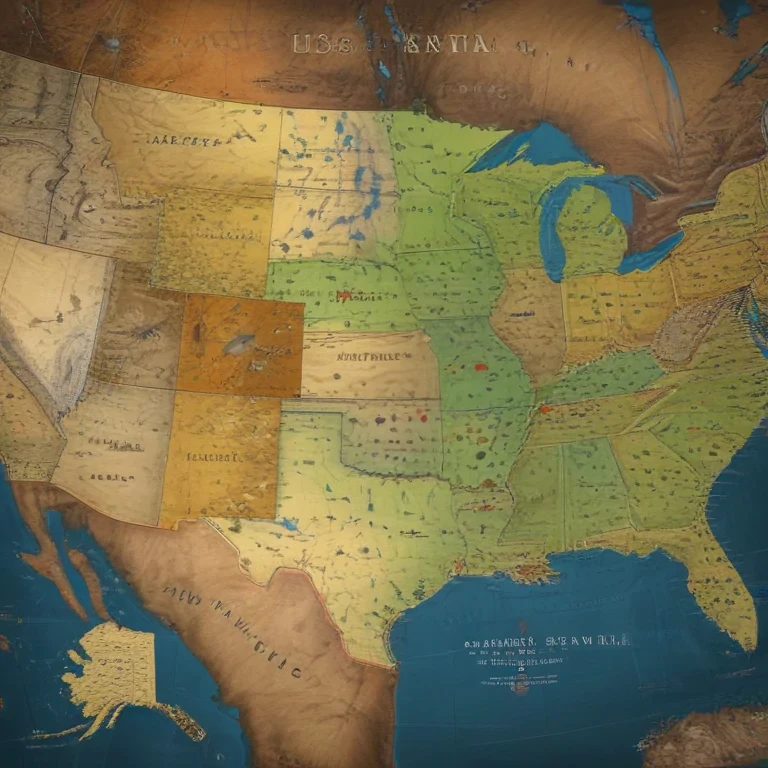 map of the usa states