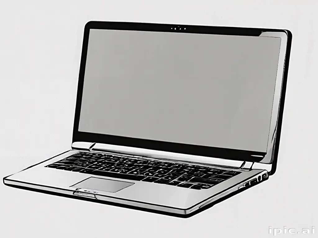 clipart of laptop