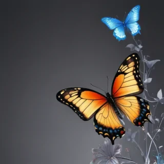 wallpaper iphone butterfly