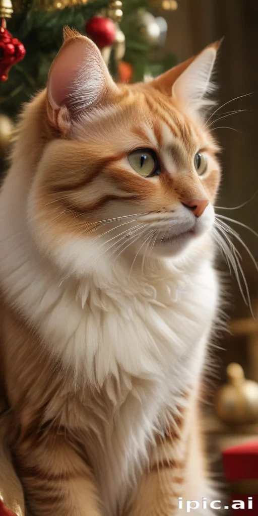 pictures of cats for christmas