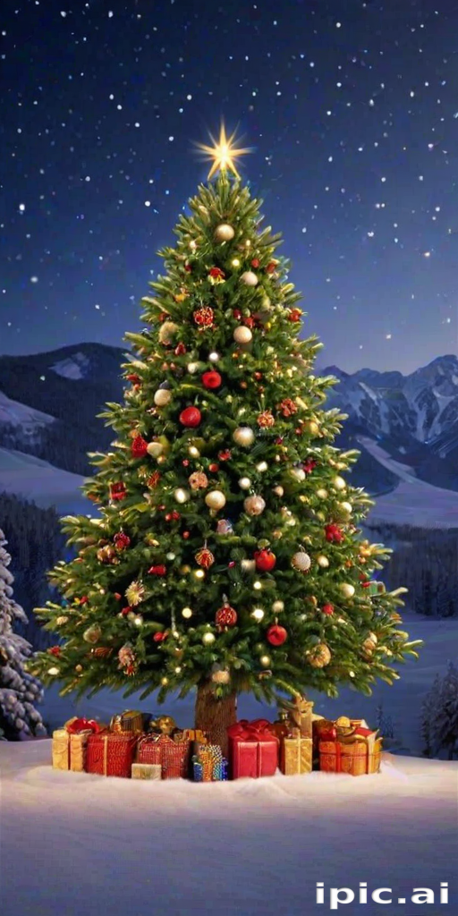 christmas tree wallpapers iphone
