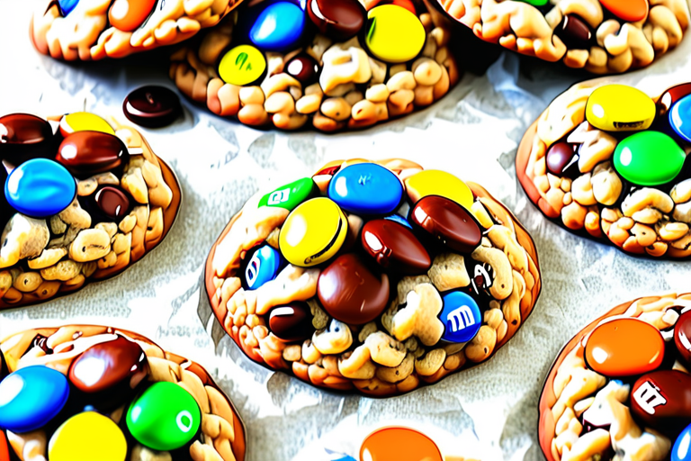 oatmeal m and m cookies