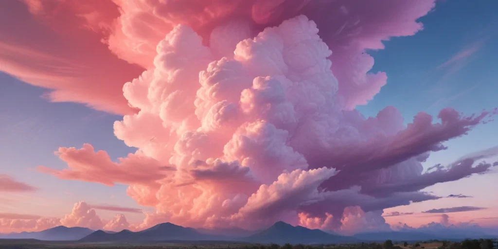 pink cloud aesthetic
