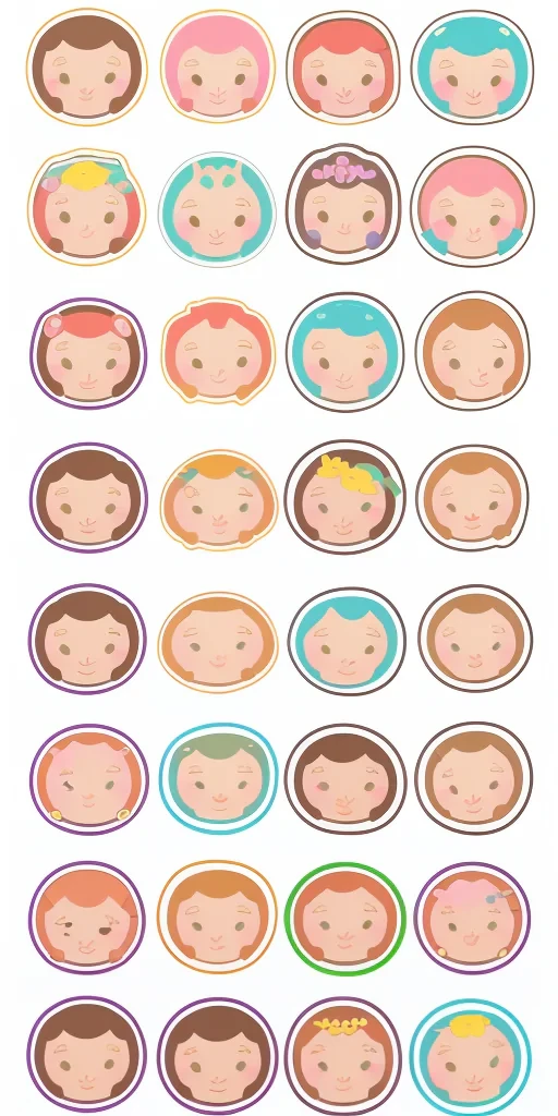 cute stickers png