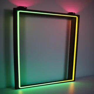 neon frame