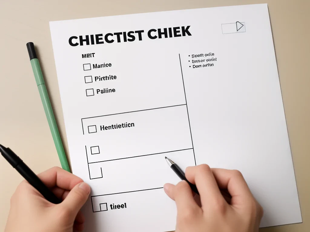checklist mark