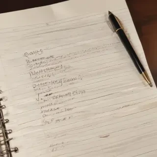 notebook paper image