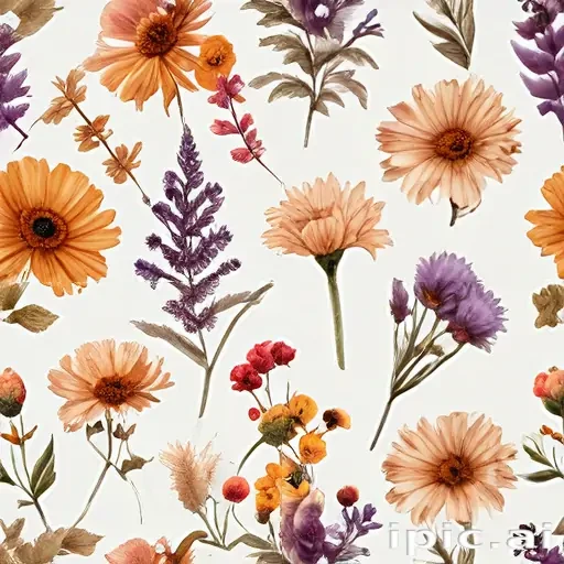 dried flowers png