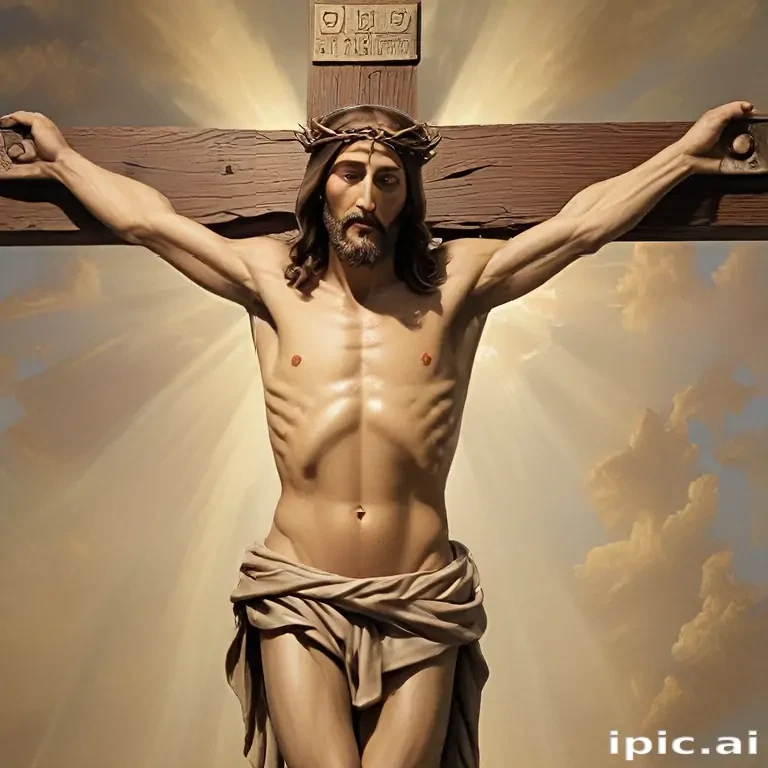 a picture of jesus on the cross