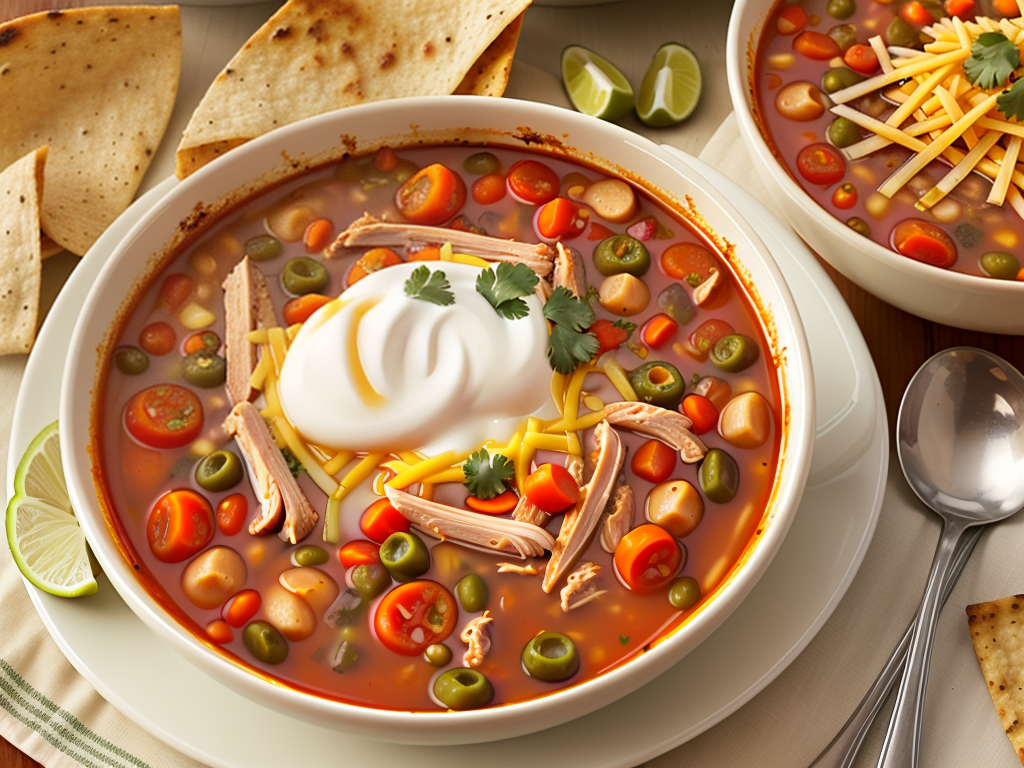 what to serve with chicken enchilada soup