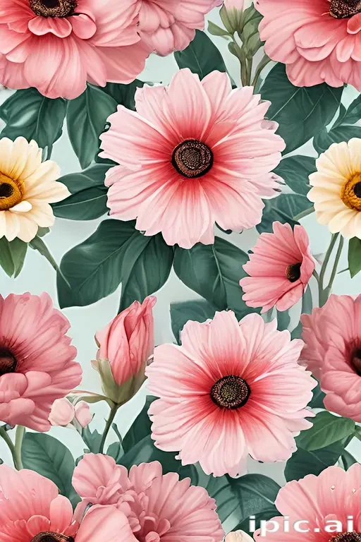aesthetic flowers png