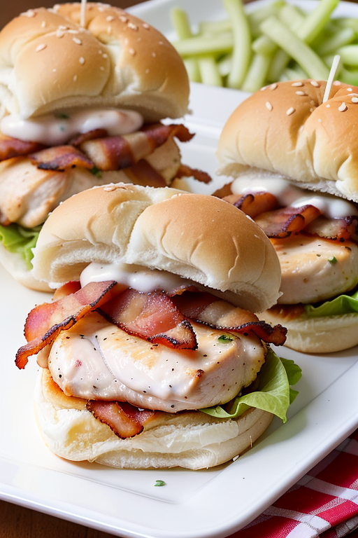 easy family recipes chicken bacon ranch sliders