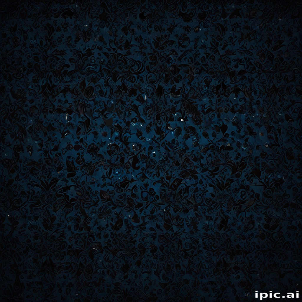 A Deep Blue Abstract Background with Intricate Patterns and Textures.