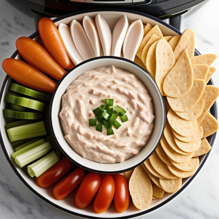 crockpot chicken wing dip with raw chicken