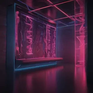 neon background aesthetic