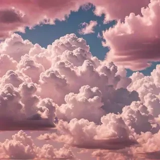 pink cloud background