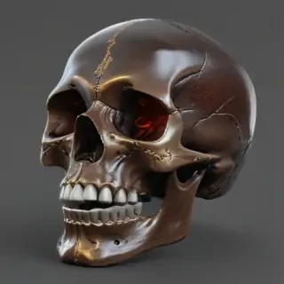 transparent skull png