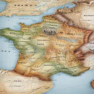 map of france