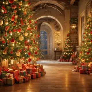 high resolution christmas backdrop