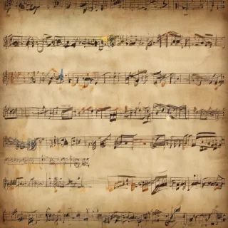notes music background