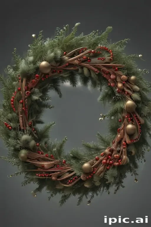 christmas wreath transparent