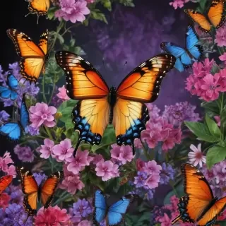 butterfly back ground