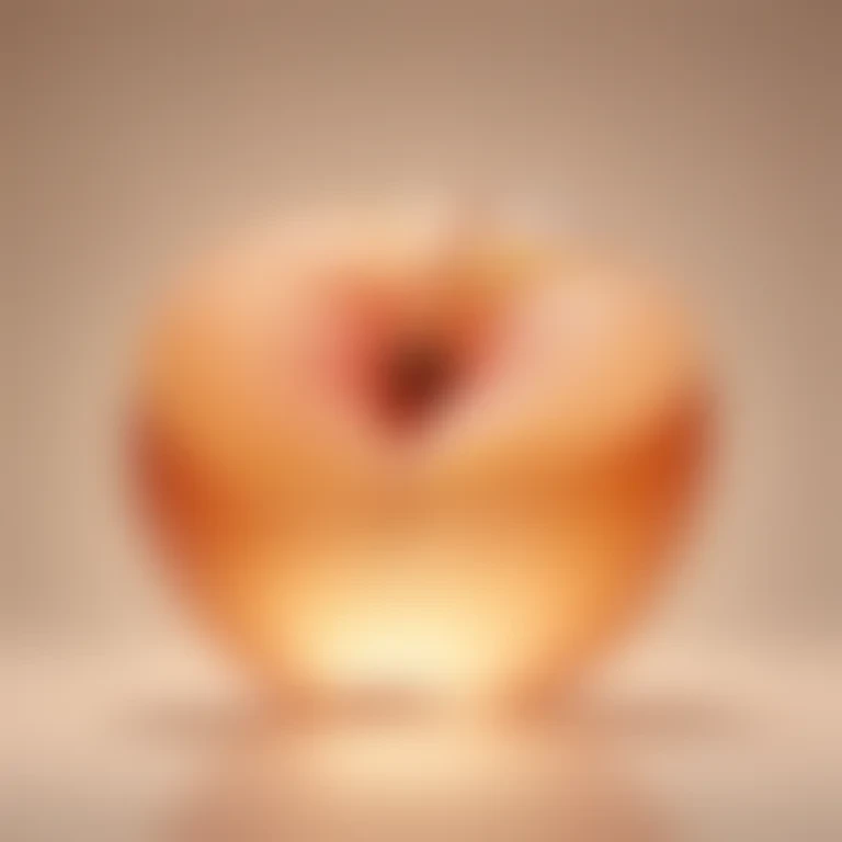 light peach background