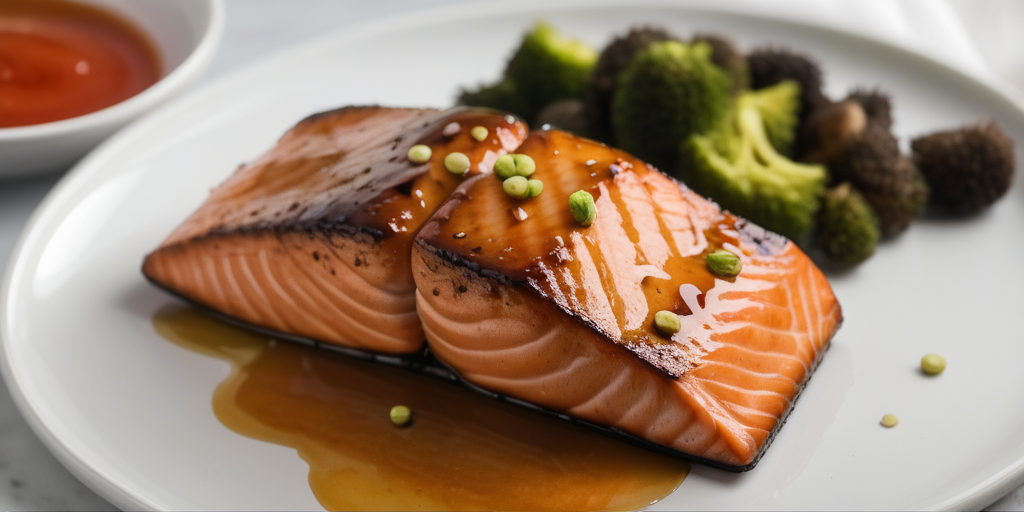 honey sriracha salmon air fryer